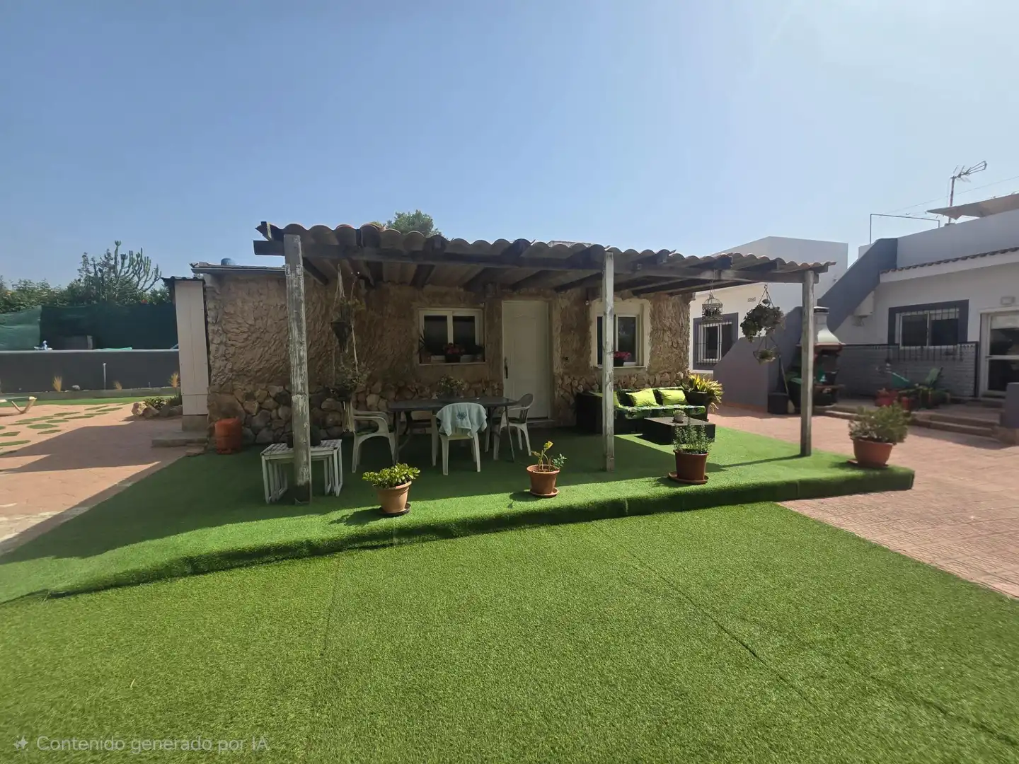 Garden of Houses for sale in Llucmajor  with Air Conditioner, Private garden and Storage room