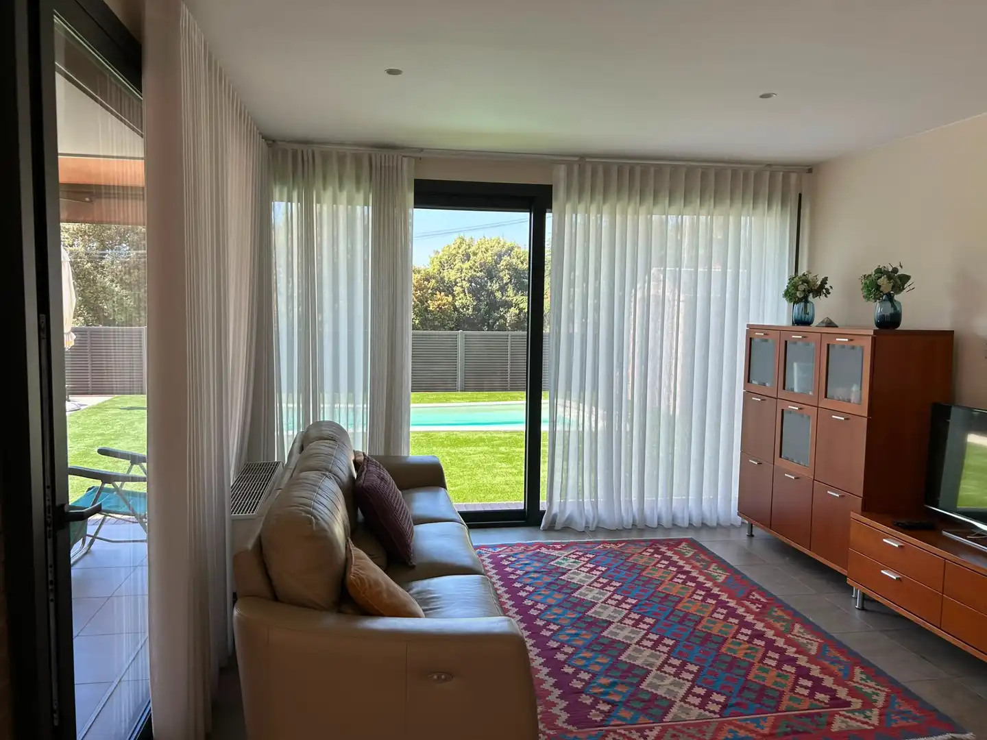 Living room of Houses for sale in Viladecavalls  with Air Conditioner, Heating and Private garden