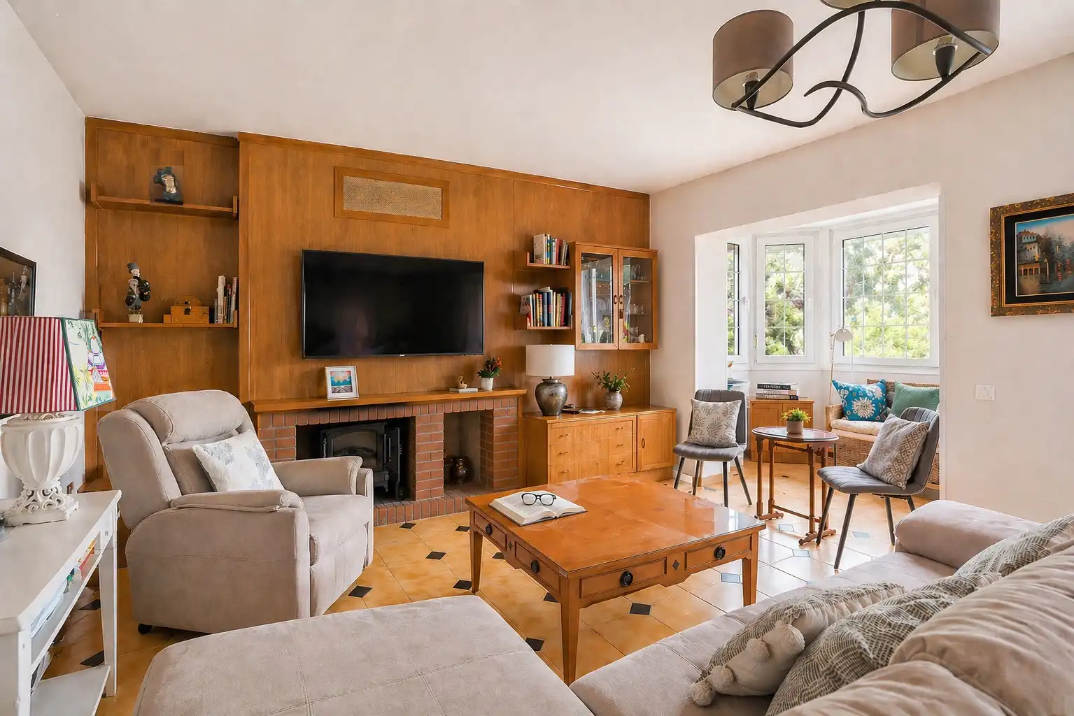 Sala de estar de Casa o chalet en venta en Villaviciosa de Odón