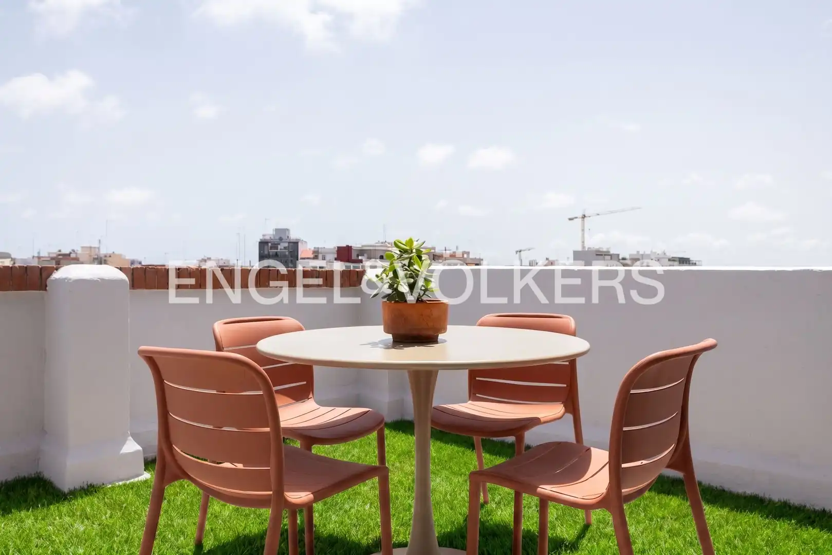 Terraza de Piso de alquiler en Valencia con Aire acondicionado, Calefacción y Terraza