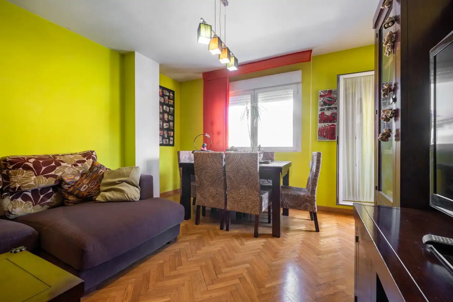 Sala de estar de Piso en venta en Ávila con Calefacción, Parquet y Terraza