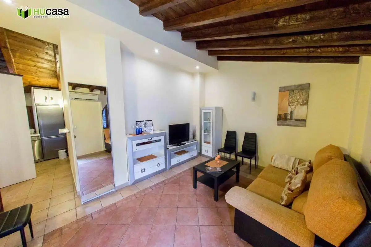 Wohnzimmer von Wohnung zur Miete in Toledo mit Klimaanlage, Heizung und Möbliert