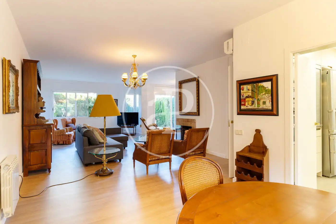 Exterior view of Detached homes for sale in Sant Cugat del Vallès  with Air Conditioner, Heating and Private garden