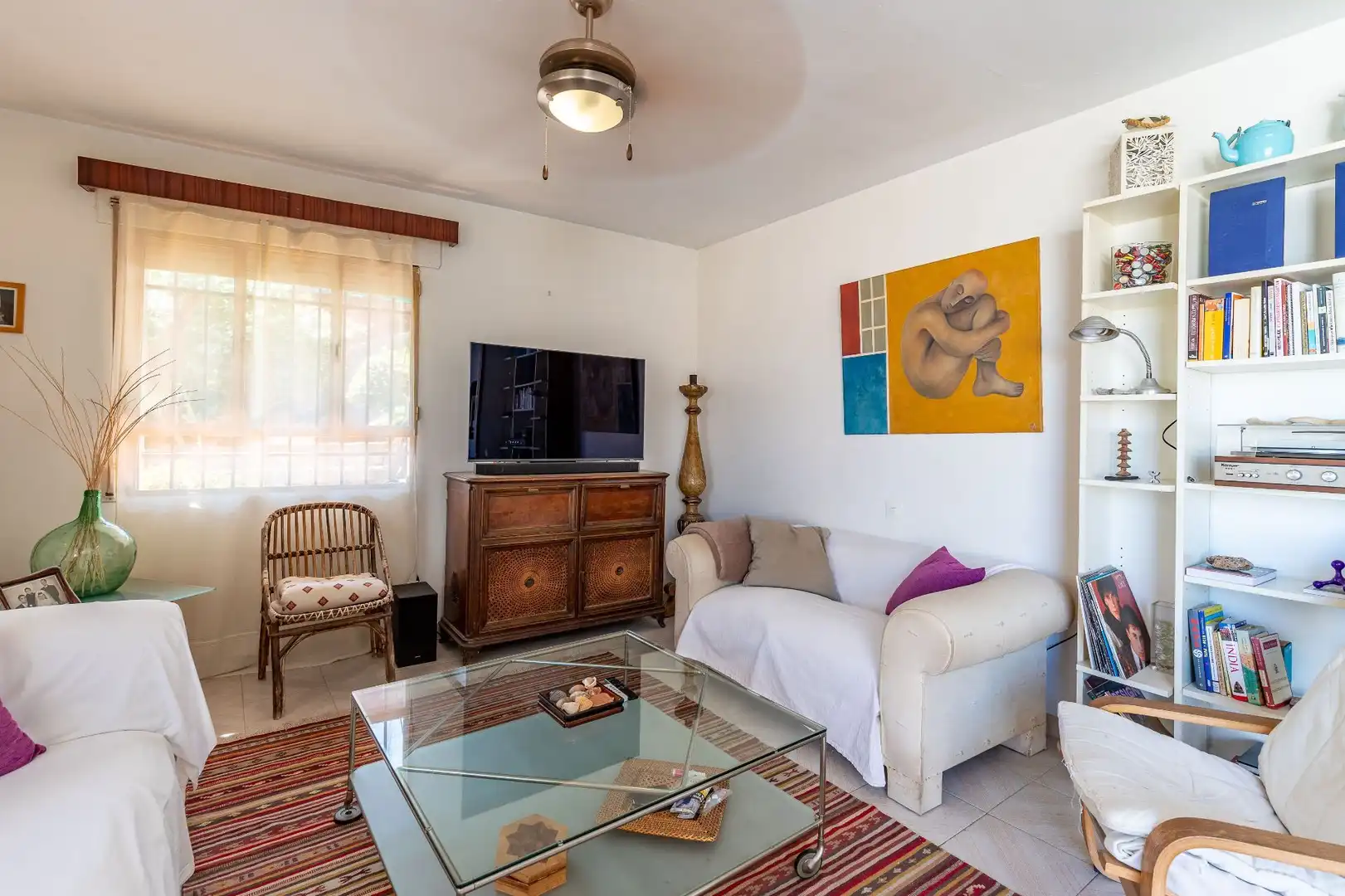 Living room of Houses for sale in Talaveruela de la Vera  with Private garden, Terrace and Storage room