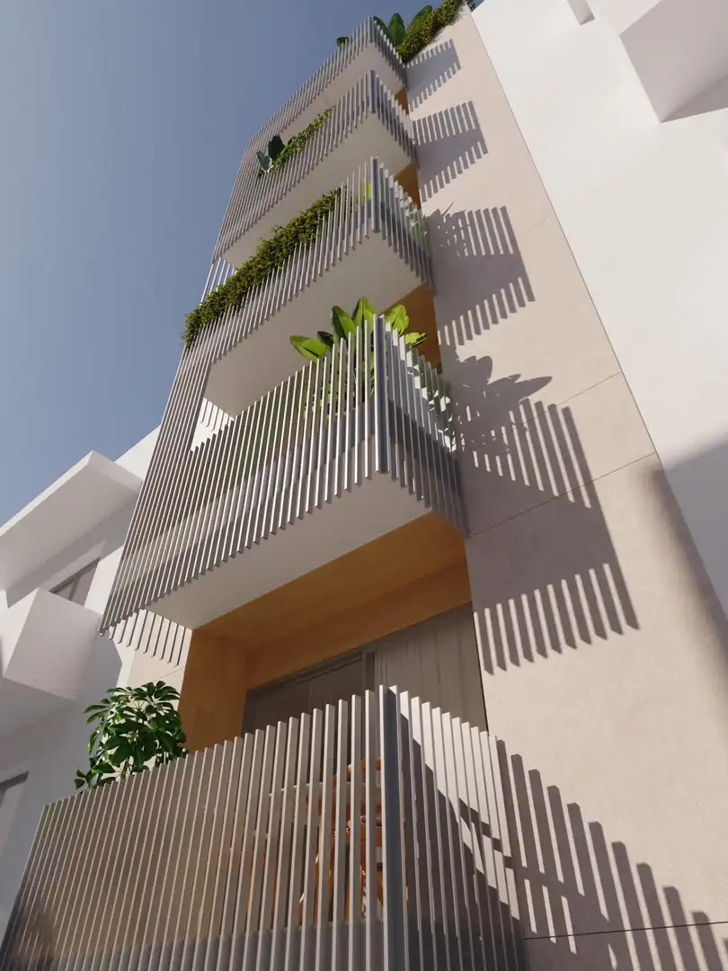 Vista exterior de Piso en venta en Elche / Elx con Aire acondicionado, Terraza y Trastero