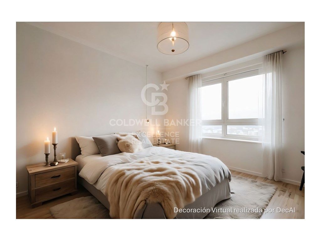 Bedroom of Flat for sale in  Valencia Capital  with Air Conditioner, Terrace and Balcony