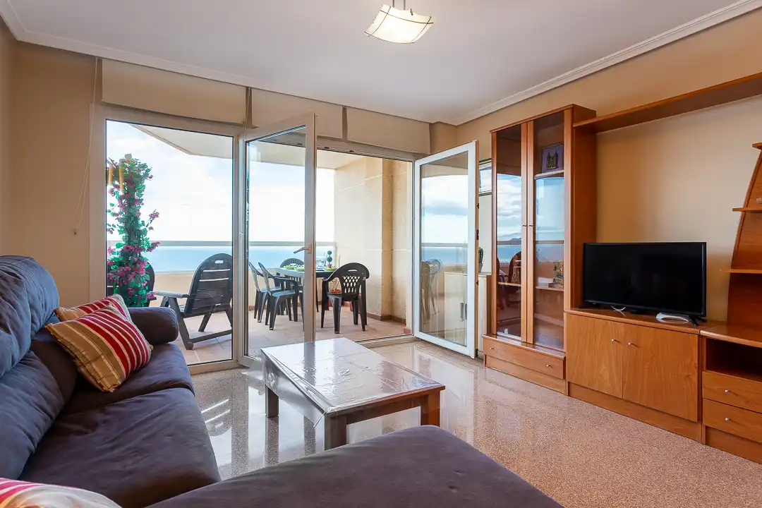 Living room of Flat for rent in El Campello  with Air Conditioner, Heating and Terrace