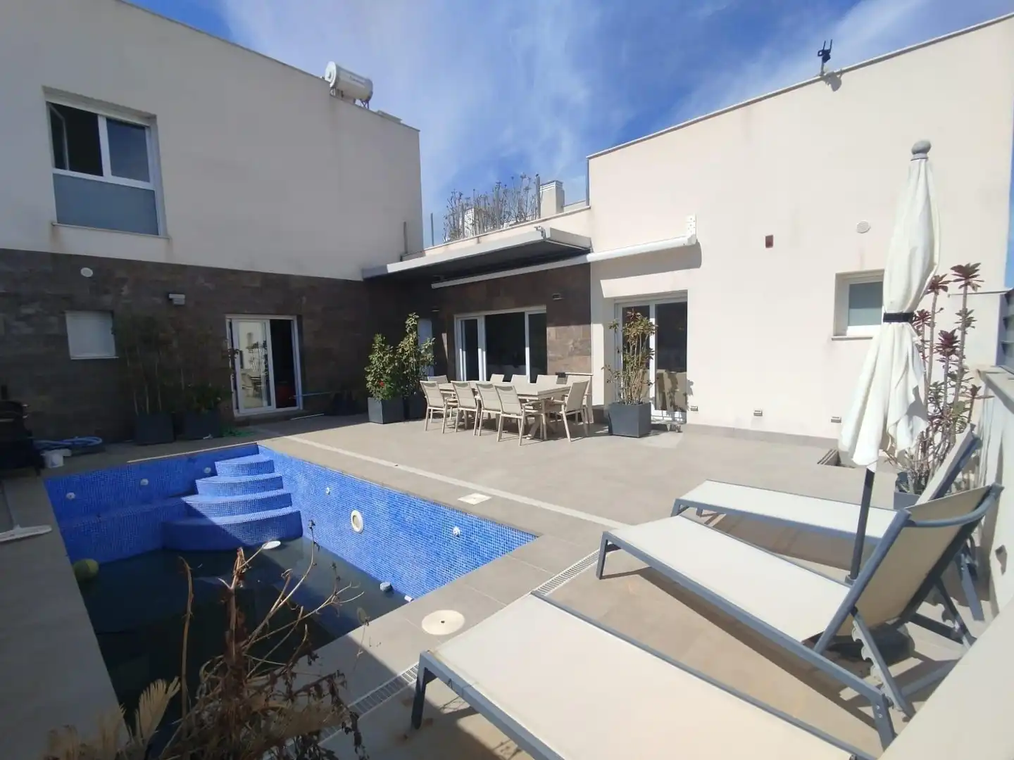 Terraza de Casa adosada en venta en Daya Vieja con Aire acondicionado, Parquet y Terraza