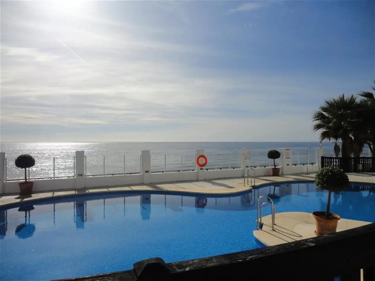 Schwimmbecken von Wohnungen zur Miete in Mijas mit Heizung, Privatgarten und Terrasse