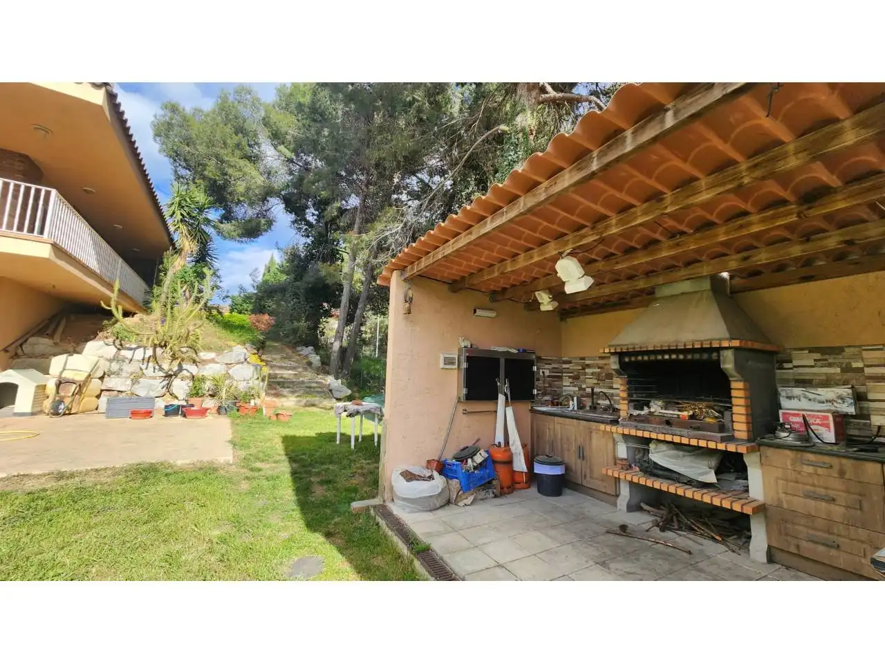 Garden of Houses for sale in Sabadell  with Air Conditioner, Heating and Private garden