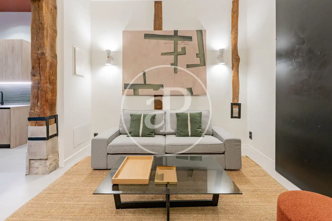 Sala de estar de Piso en venta en  Madrid Capital con Aire acondicionado, Calefacción y Terraza