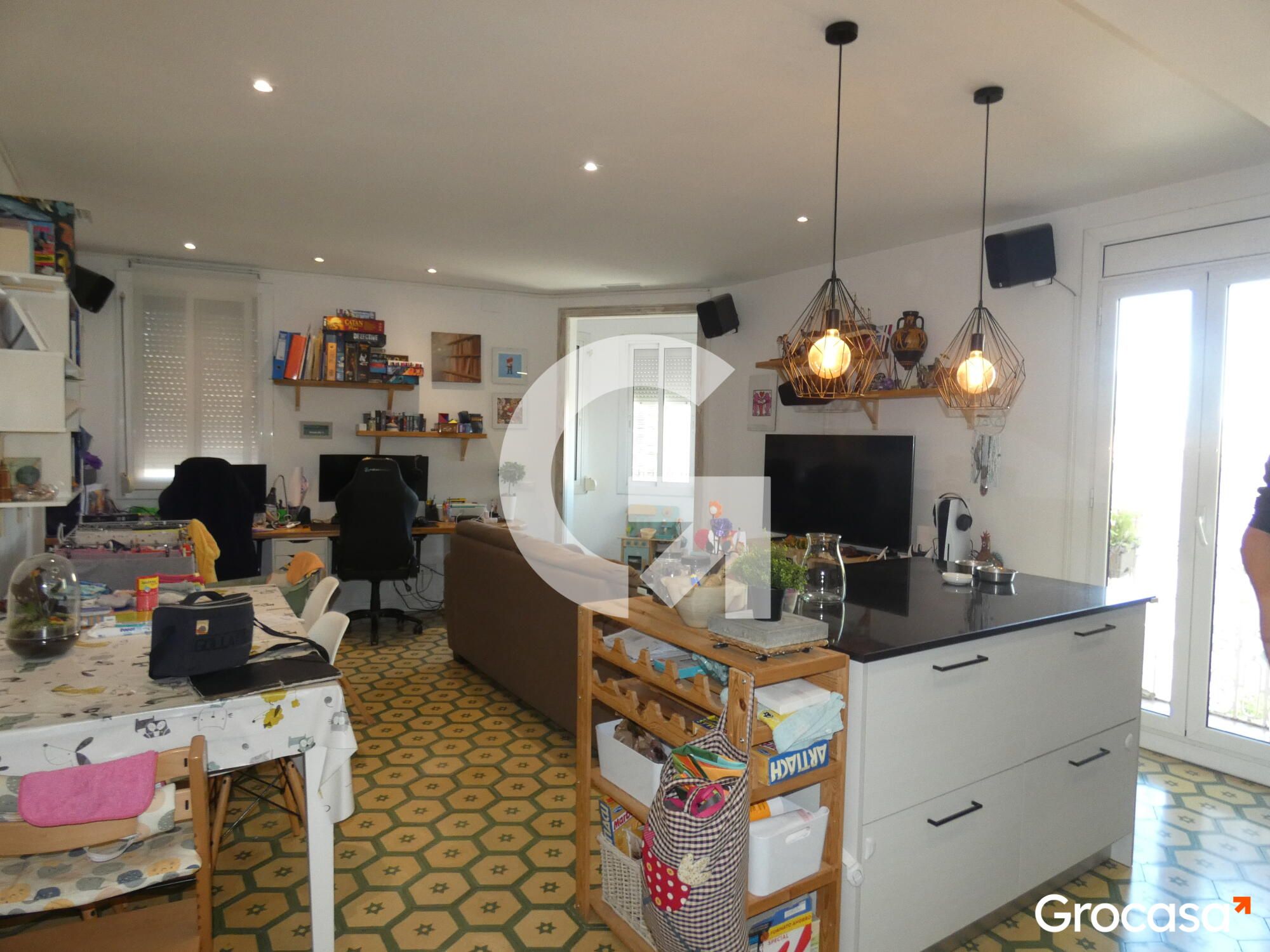 Kitchen of Flat for sale in El Prat de Llobregat  with Air Conditioner, Heating and Storage room