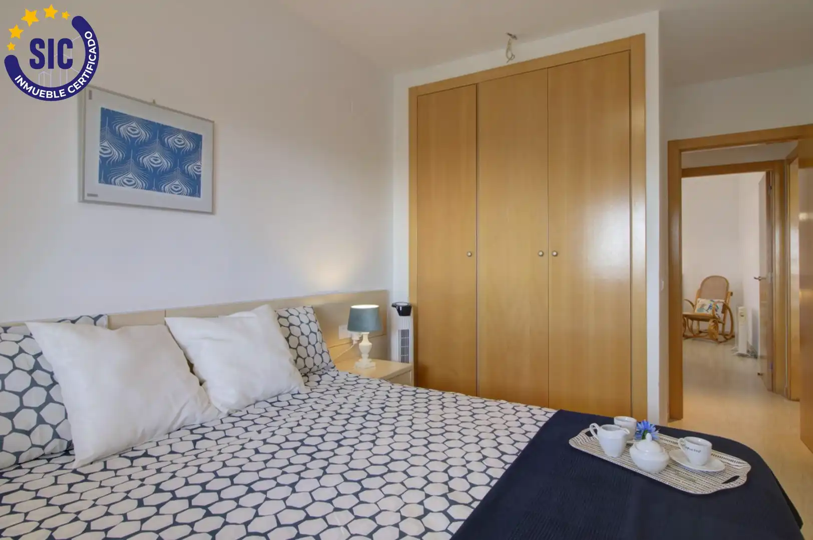 Schlafzimmer von Maisonette zum Verkauf in Nules mit Klimaanlage, Privatgarten und Terrasse