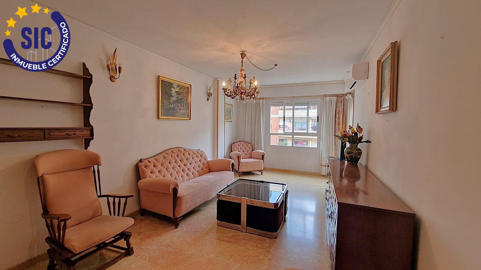 Living room of Flat for sale in Gandia  with Air Conditioner, Terrace and Balcony