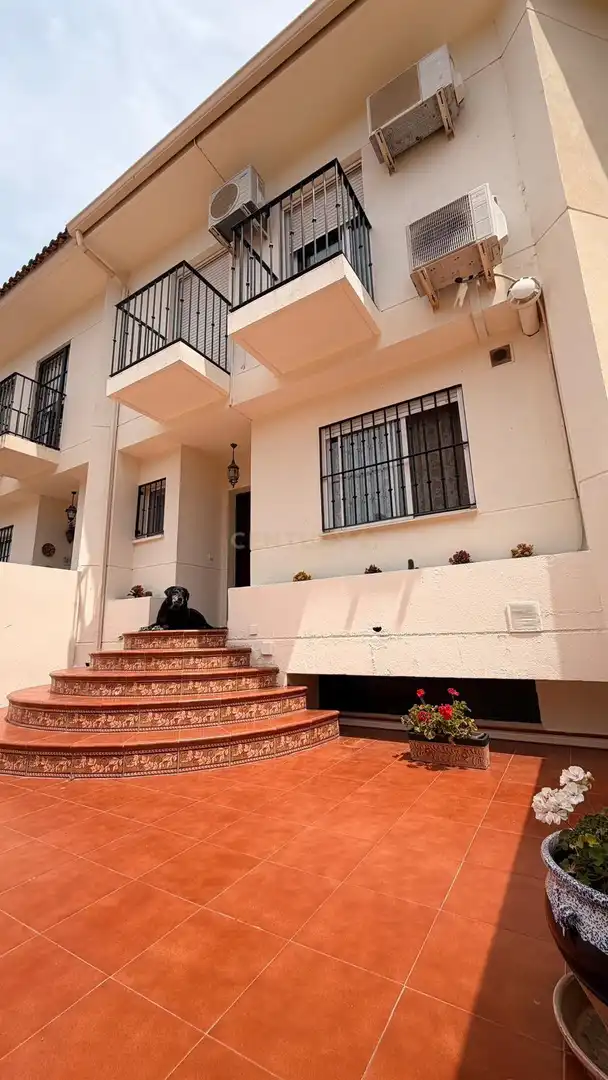 Exterior view of Detached homes for sale in Málaga  with Air Conditioner, Storage room and Swimming Pool