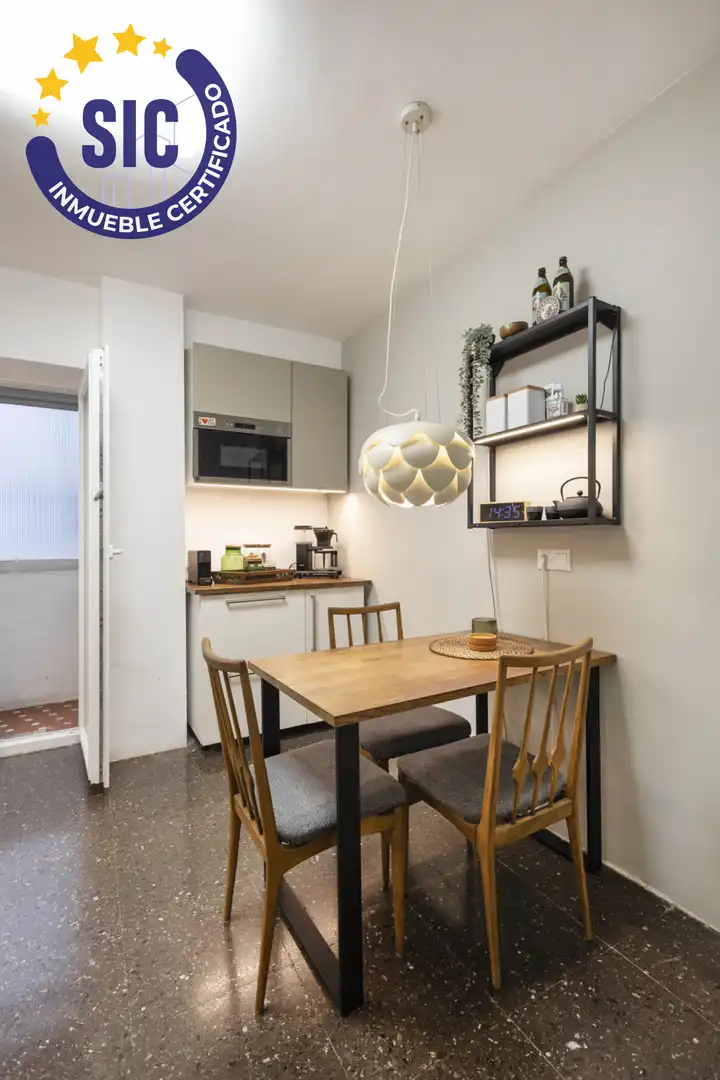 Kitchen of Flat for sale in Valencia  with Air Conditioner and Terrace