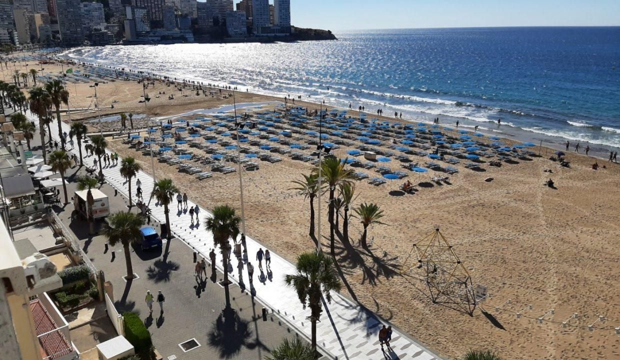 Exterior view of Flat for sale in Benidorm  with Private garden, Terrace and Community pool