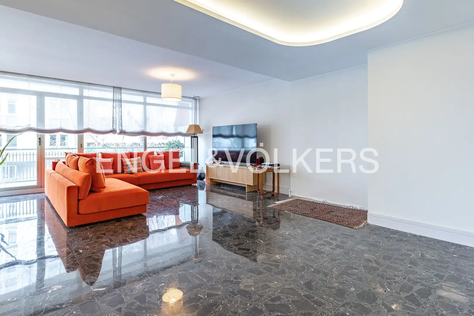 Living room of Flat for sale in Barcelona  with Air Conditioner, Heating and Parquet flooring