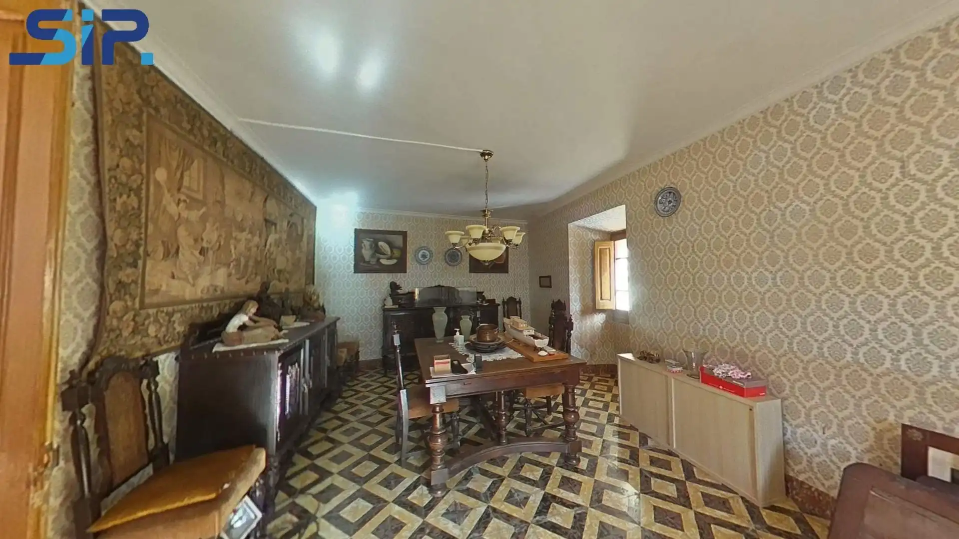 Comedor de Finca rústica en venta en Pontons con Jardín privado, Terraza y Piscina