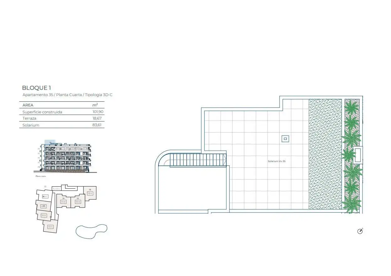 Apartament amb terrassa en venda a Campo de Murcia, imagen 12