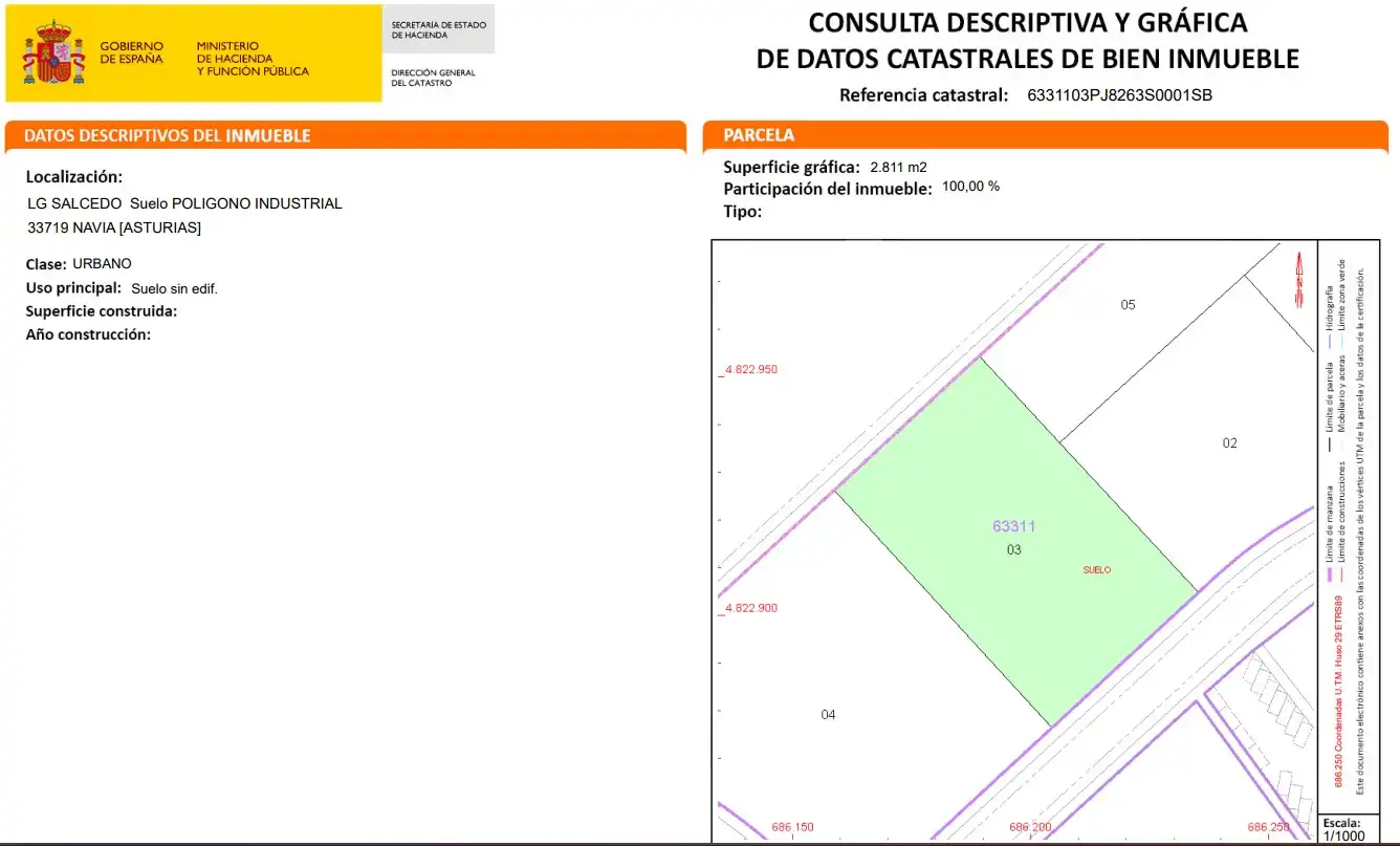 Terrenys i solars en venda a Navia, imagen 6