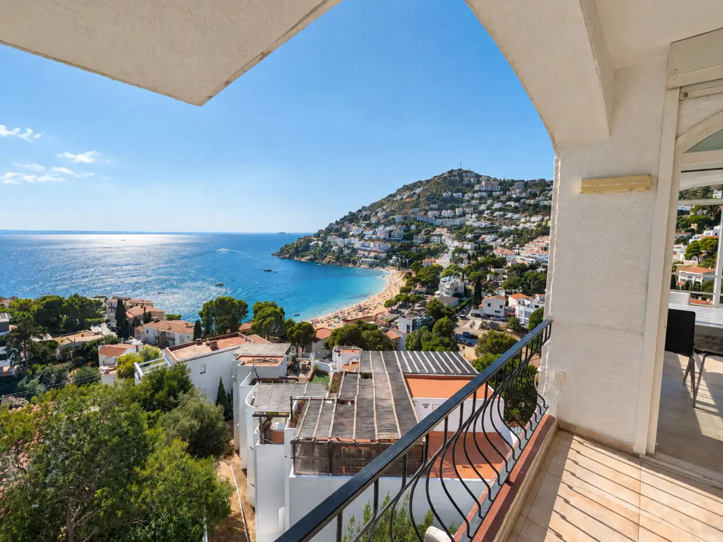 Balcony of Flat for sale in Roses  with Heating and Terrace