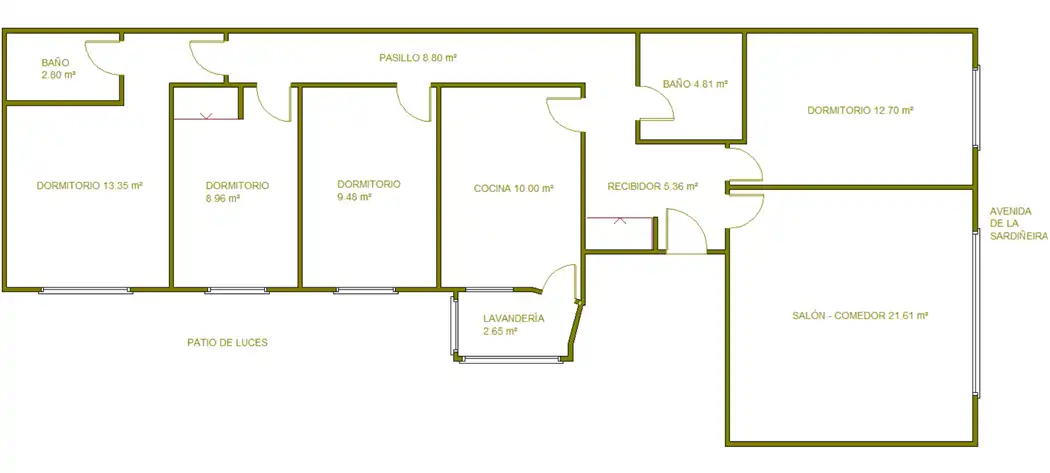 Wohnung mit Aufzug zum Verkauf in Avenida de la Sardiñeira, imagen 2