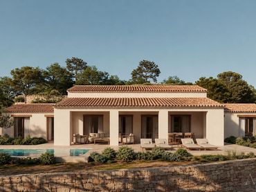 Detached house with pool for sale in Benissa pueblo