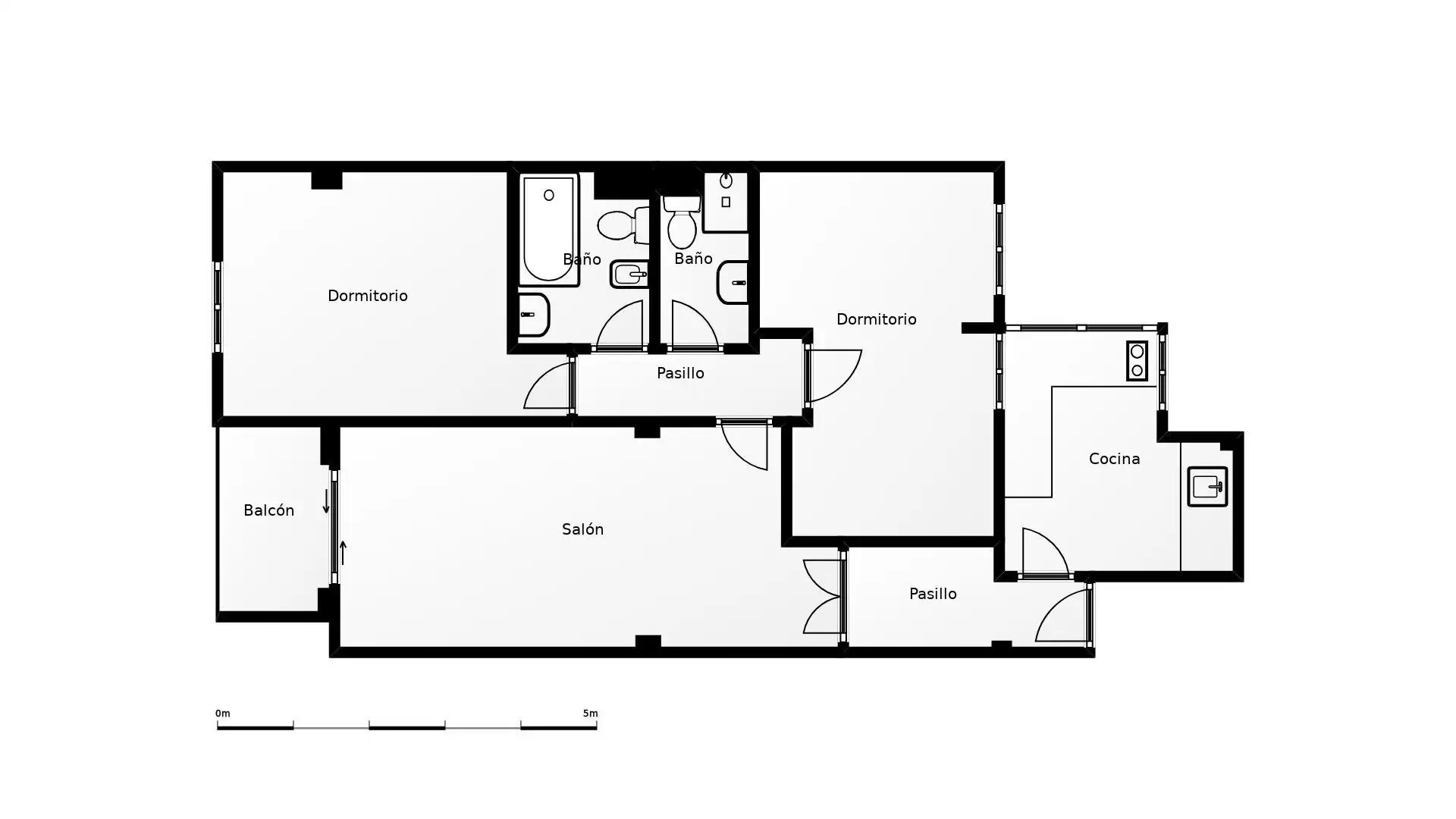 Wohnung zum Verkauf in Madrid mit Heizung