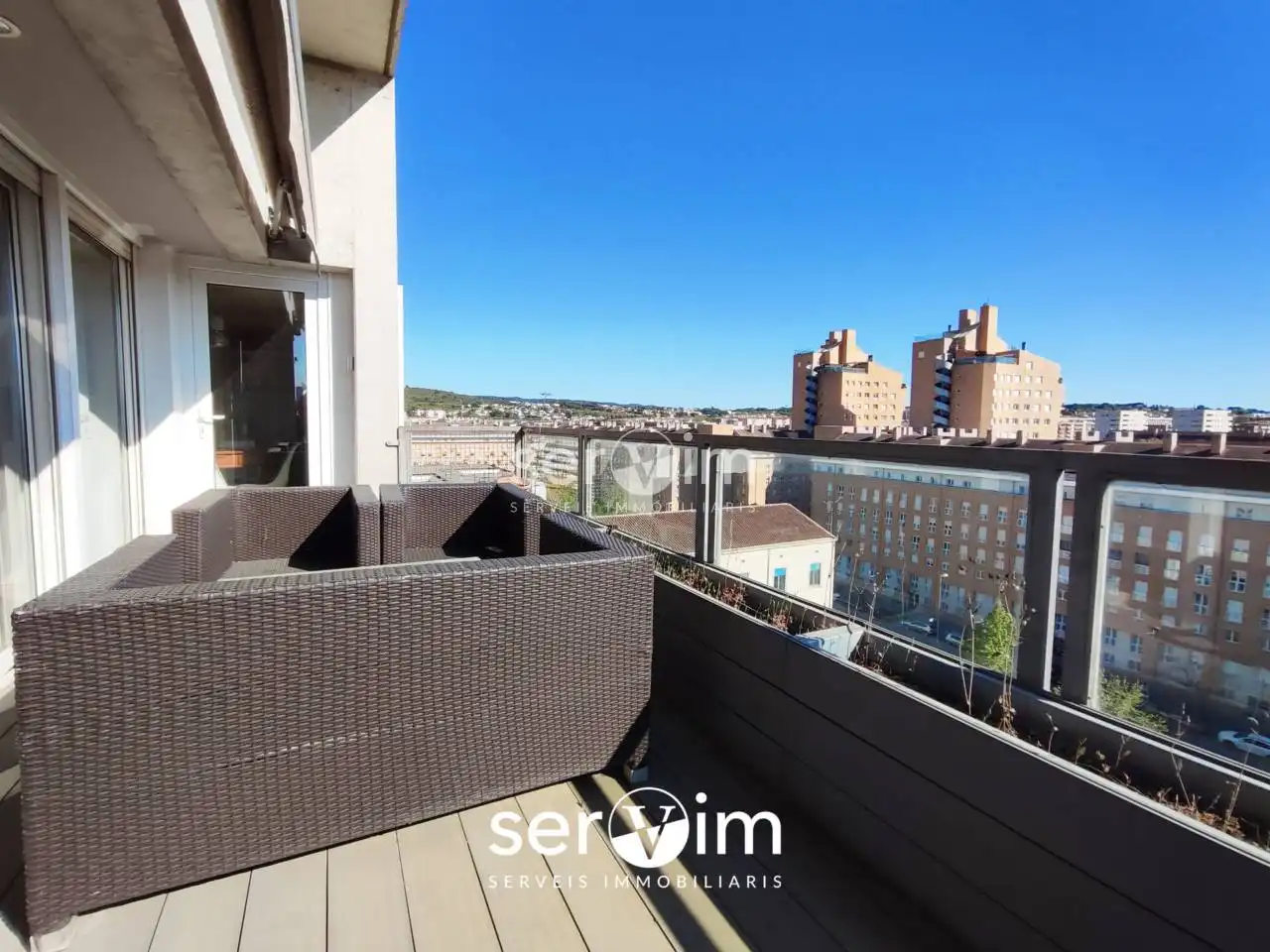 Terrasse von Wohnung zum Verkauf in Girona Capital mit Abstellraum