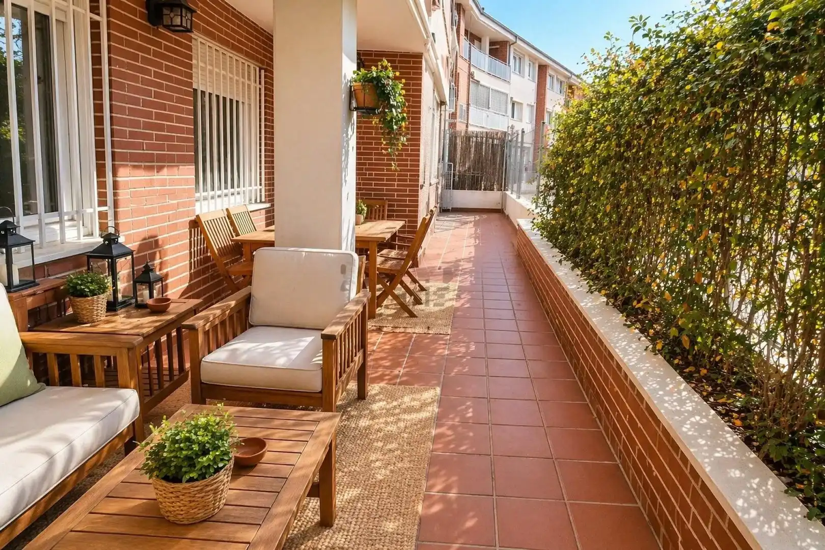 Terraza de Piso en venta en Las Rozas de Madrid con Calefacción, Terraza y Piscina comunitaria