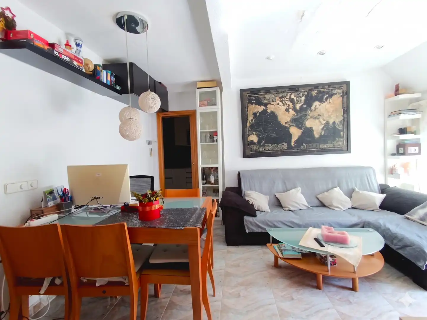 Sala de estar de Piso en venta en Badalona con Aire acondicionado, Calefacción y Terraza