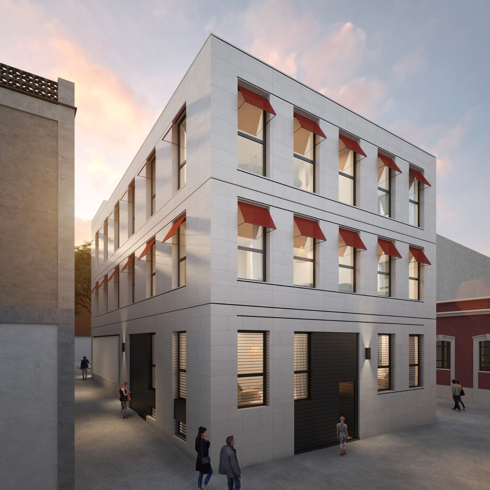 Exterior view of Duplex for sale in  Almería Capital  with Air Conditioner, Heating and Oven