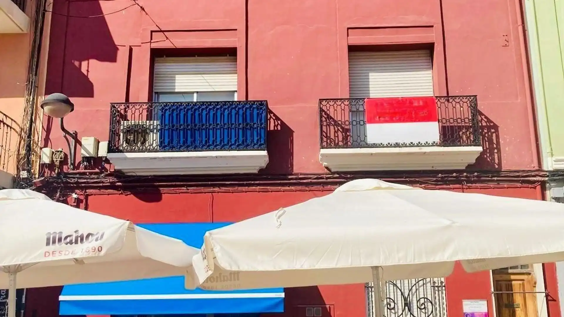 Vista exterior de Piso en venta en Algemesí con Aire acondicionado y Terraza