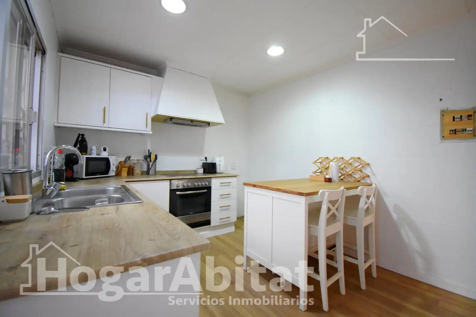Kitchen of Flat for sale in Beniarbeig  with Air Conditioner, Heating and Parquet flooring