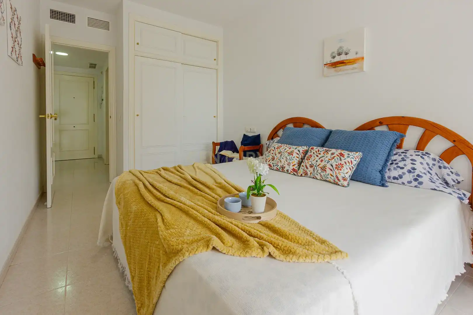 Bedroom of Apartments for sale in Calpe / Calp  with Air Conditioner, Storage room and Oven