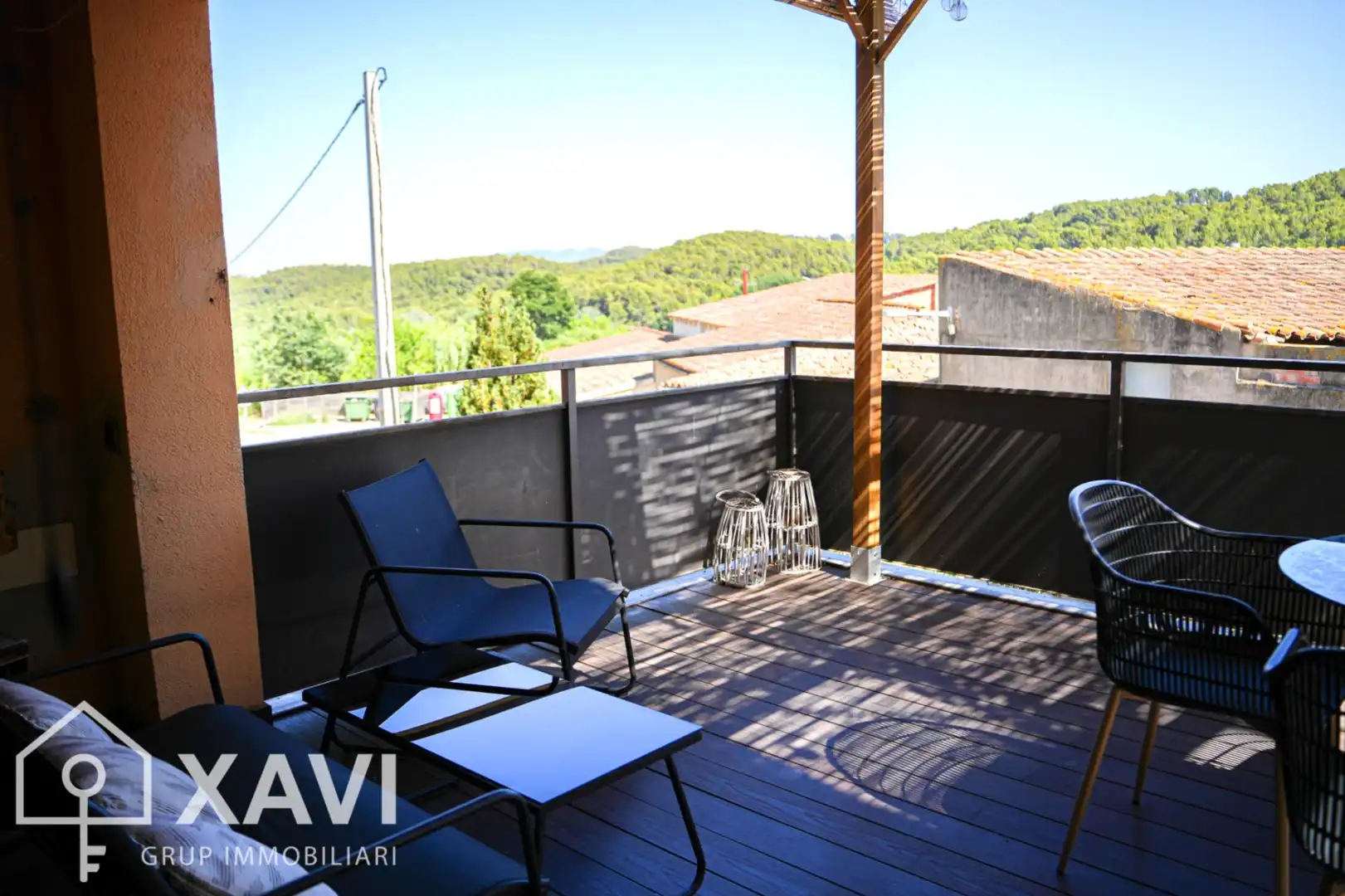 Terraza de Casa adosada en venta en Cabrera d'Anoia con Aire acondicionado, Calefacción y Jardín privado