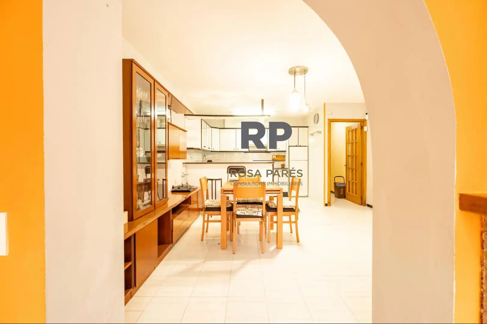 Dining room of Flat for sale in Montesquiu  with Heating, Terrace and Storage room
