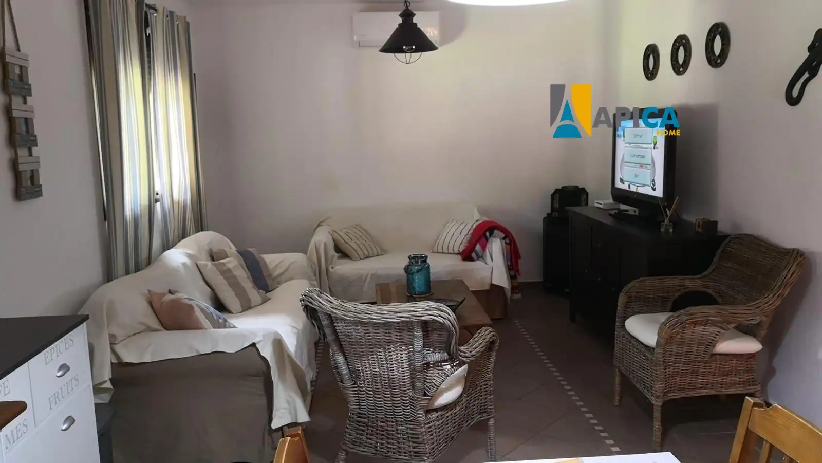 Living room of Houses for sale in Barbate  with Air Conditioner, Swimming Pool and Furnished