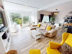 Sala de estar de Casa o chalet en venta en Galapagar con Aire acondicionado, Jardín privado y Terraza