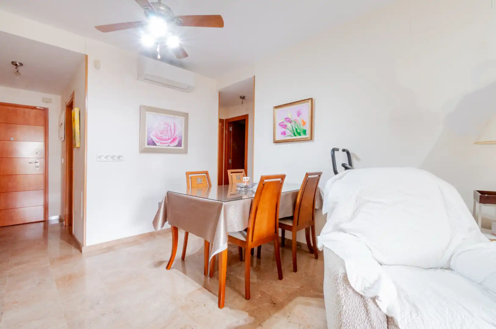 Bedroom of Flat for sale in Roquetas de Mar  with Furnished, Oven and Washing machine