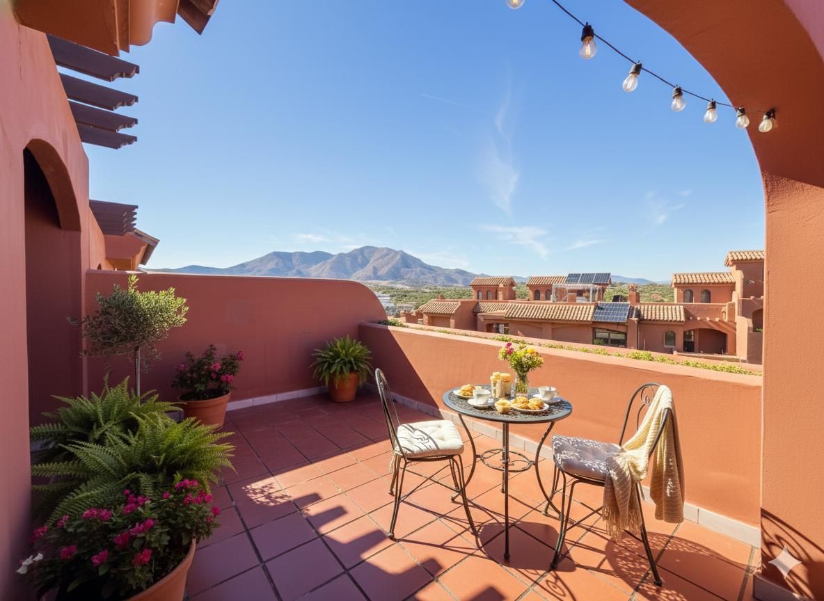 Terrace of Duplex for sale in Estepona  with Air Conditioner, Heating and Terrace