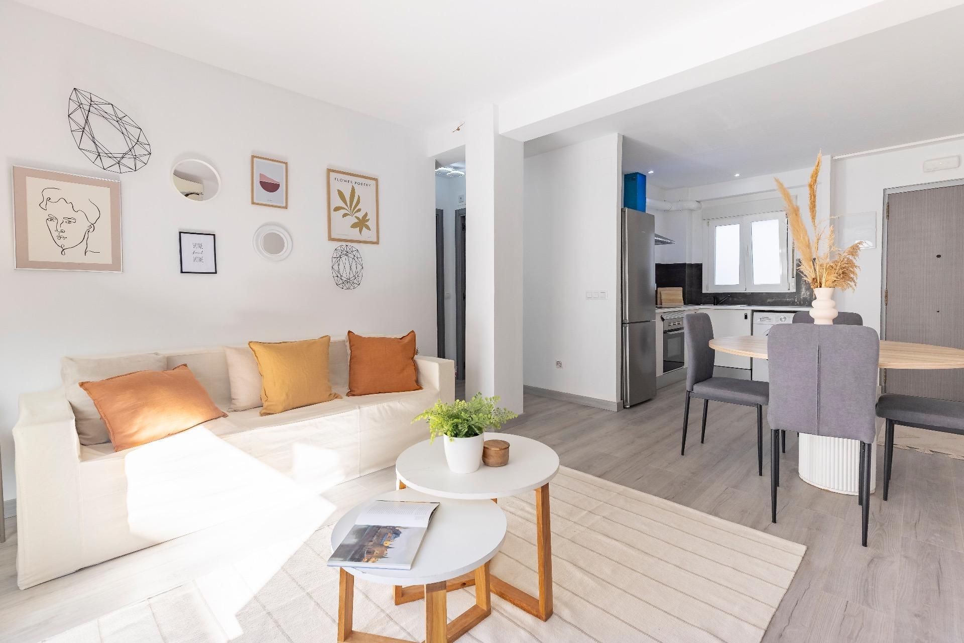 Sala de estar de Piso en venta en  Valencia Capital con Aire acondicionado, Parquet y Balcón