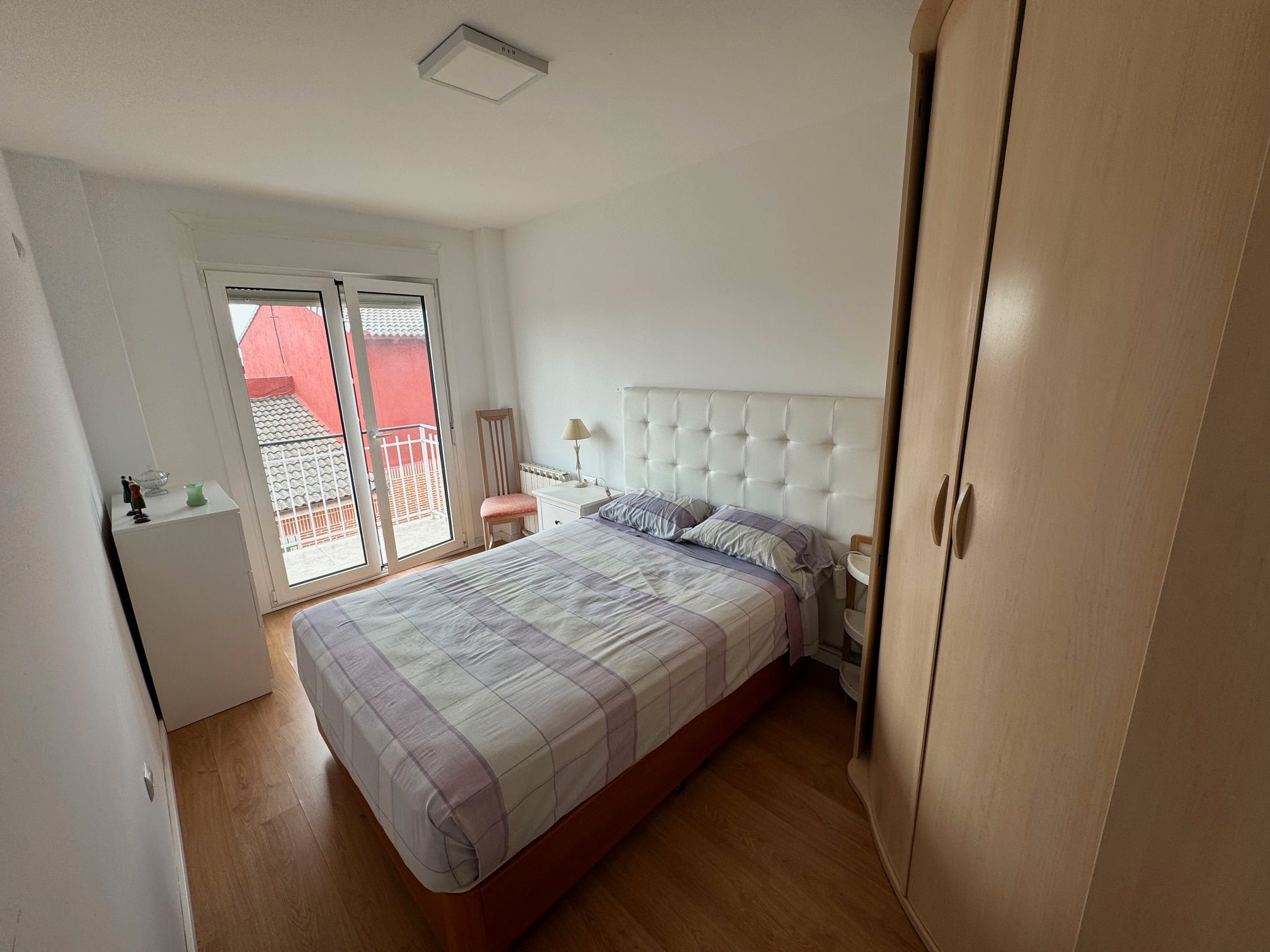 Bedroom of Apartment for sale in Pozaldez  with Heating, Parquet flooring and Furnished