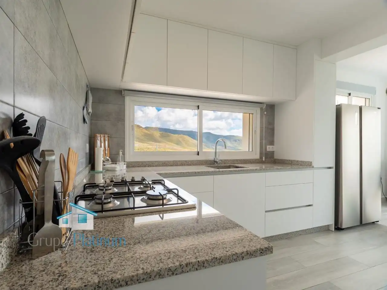 Cocina de Casa o chalet en venta en Uleila del Campo con Aire acondicionado y Jardín privado