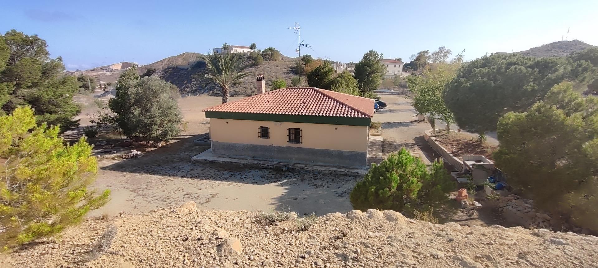Vista exterior de Finca rústica en venta en Mutxamel con Terraza y Piscina