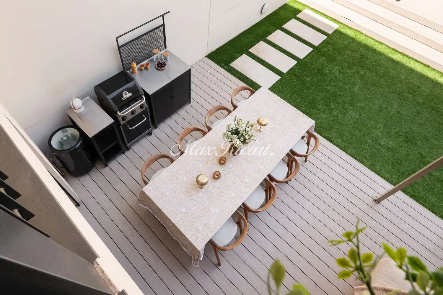 Terrace of Flat for sale in Barcelona  with Air Conditioner, Terrace and Swimming Pool