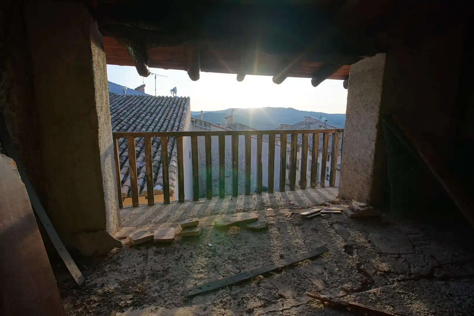 Terraza de Casa o chalet en venta en Peñarroya de Tastavins con Balcón