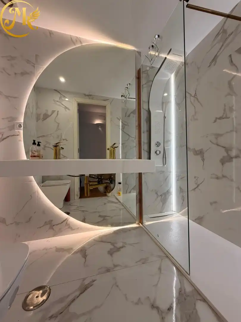 Badezimmer von Wohnung zum Verkauf in Santander mit Heizung und Möbliert