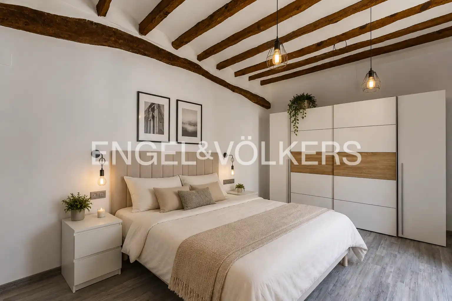 Schlafzimmer von Haus oder Chalet zum Verkauf in Constantí mit Klimaanlage, Heizung und Parkett
